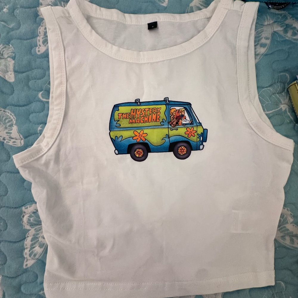 NWT Dolls kill Scoobydoo the Mystery Machine Boots ,
Bag and top - Picture 3 of 9